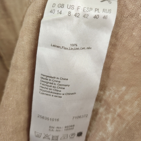 Olsen Linen Safari Cardigan - Picture 13 of 14